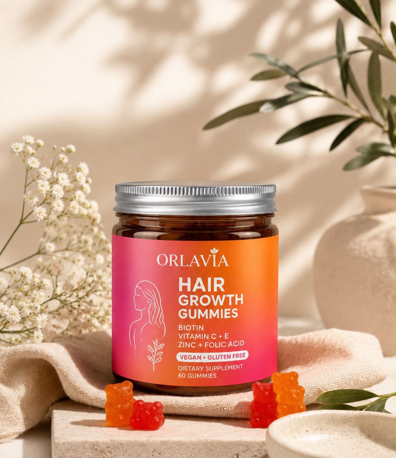 Hair growth gummies